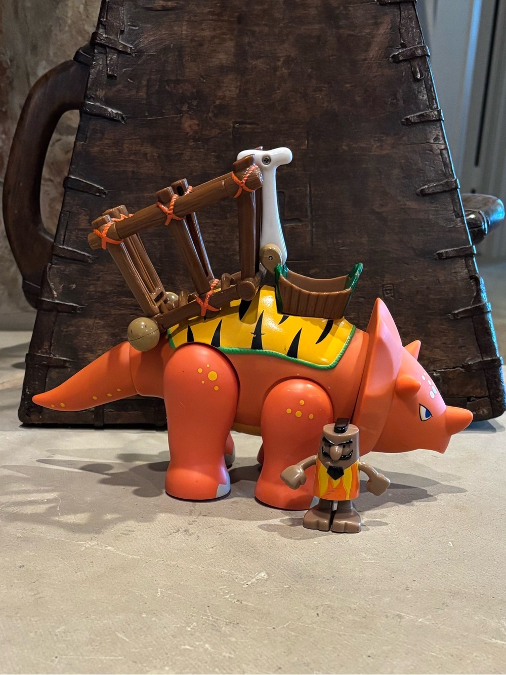 Little Tikes BC Builders Orange Triceratops